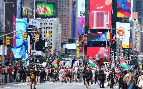 Anti-War Protestors Rally - NYC