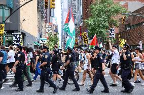 Anti-War Protestors Rally - NYC