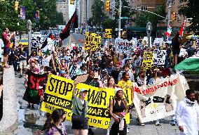 Anti-War Protestors Rally - NYC