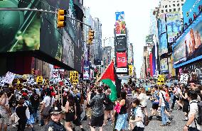 Anti-War Protestors Rally - NYC