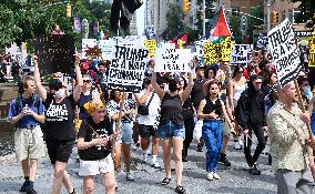 Anti-War Protestors Rally - NYC