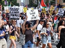 Anti-War Protestors Rally - NYC