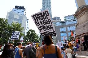 Anti-War Protestors Rally - NYC