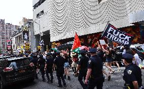 Anti-War Protestors Rally - NYC