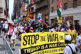 Anti-War Protestors Rally - NYC