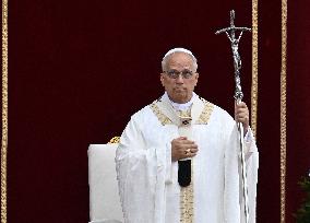 Pope Francis Celebrates The Corpus Christi Mass - Rome