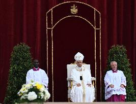 Pope Francis Celebrates The Corpus Christi Mass - Rome