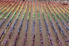Creation The World's Largest Rainbow Flag on Pride Celebrations - Mexico