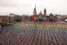 Creation The World's Largest Rainbow Flag on Pride Celebrations - Mexico