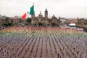 Creation The World's Largest Rainbow Flag on Pride Celebrations - Mexico