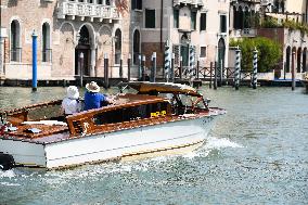 Illustration Of Cabs In The City Of Venice