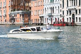 Illustration Of Cabs In The City Of Venice
