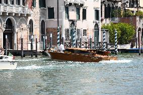 Illustration Of Cabs In The City Of Venice