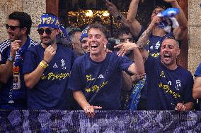 Real Oviedo Celebrates Promotion to the First Division - Spain