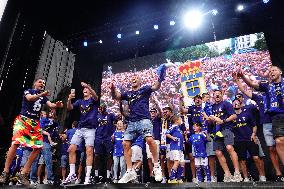 Real Oviedo Celebrates Promotion to the First Division - Spain