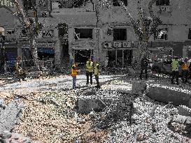 Iranian Missiles Hit Israel