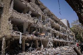 Iranian Missiles Hit Israel