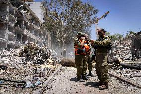 Iranian Missiles Hit Israel