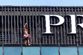 Titouan Leduc Climbed the Presidential Hotel Without Protection - Warsaw