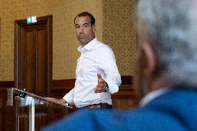The New Mayor Of La Rochelle Thibaut Guiraud - France
