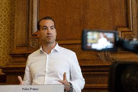 The New Mayor Of La Rochelle Thibaut Guiraud - France