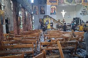 Suicide Attack on Saint Elias Church - Damascus