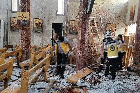 Suicide Attack on Saint Elias Church - Damascus