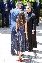 Royals At 1000 anniversary of Monasterio de Montserrat Foundation - Barcelona