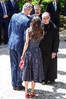 Royals At 1000 anniversary of Monasterio de Montserrat Foundation - Barcelona