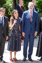 Royals At 1000 anniversary of Monasterio de Montserrat Foundation - Barcelona