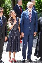 Royals At 1000 anniversary of Monasterio de Montserrat Foundation - Barcelona
