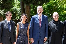 Royals At 1000 anniversary of Monasterio de Montserrat Foundation - Barcelona