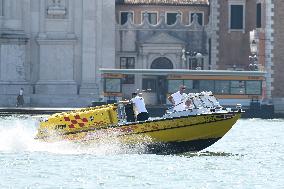 Illustration Of An Ambulance In Venice