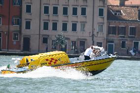Illustration Of An Ambulance In Venice