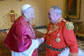 Pope Leo XIV Meets The Grand Master Of The Order of Malta - Vatican