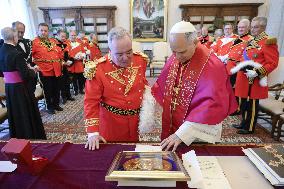 Pope Leo XIV Meets The Grand Master Of The Order of Malta - Vatican