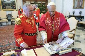Pope Leo XIV Meets The Grand Master Of The Order of Malta - Vatican