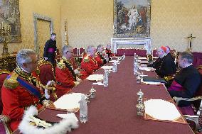 Pope Leo XIV Meets The Grand Master Of The Order of Malta - Vatican
