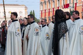 Leo XIV Leads A Procession To St. Mary Major Basilica - Italy