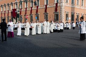 Leo XIV Leads A Procession To St. Mary Major Basilica - Italy
