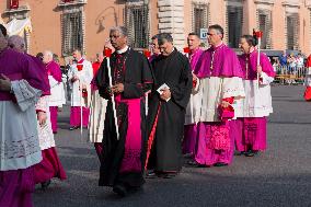 Leo XIV Leads A Procession To St. Mary Major Basilica - Italy