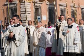 Leo XIV Leads A Procession To St. Mary Major Basilica - Italy
