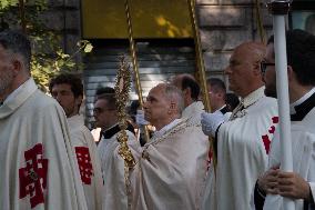 Leo XIV Leads A Procession To St. Mary Major Basilica - Italy