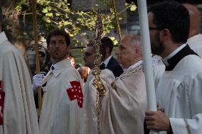 Leo XIV Leads A Procession To St. Mary Major Basilica - Italy