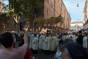 Leo XIV Leads A Procession To St. Mary Major Basilica - Italy