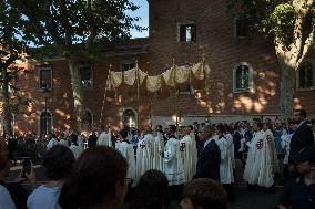 Leo XIV Leads A Procession To St. Mary Major Basilica - Italy