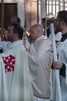 Leo XIV Leads A Procession To St. Mary Major Basilica - Italy