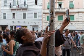 Leo XIV Leads A Procession To St. Mary Major Basilica - Italy