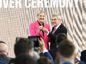 President Handover Ceremony at Olympic House - Lausanne