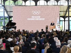 President Handover Ceremony at Olympic House - Lausanne
